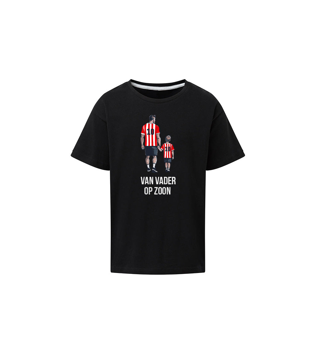 T-shirt - kinderen - Van vader op zoon