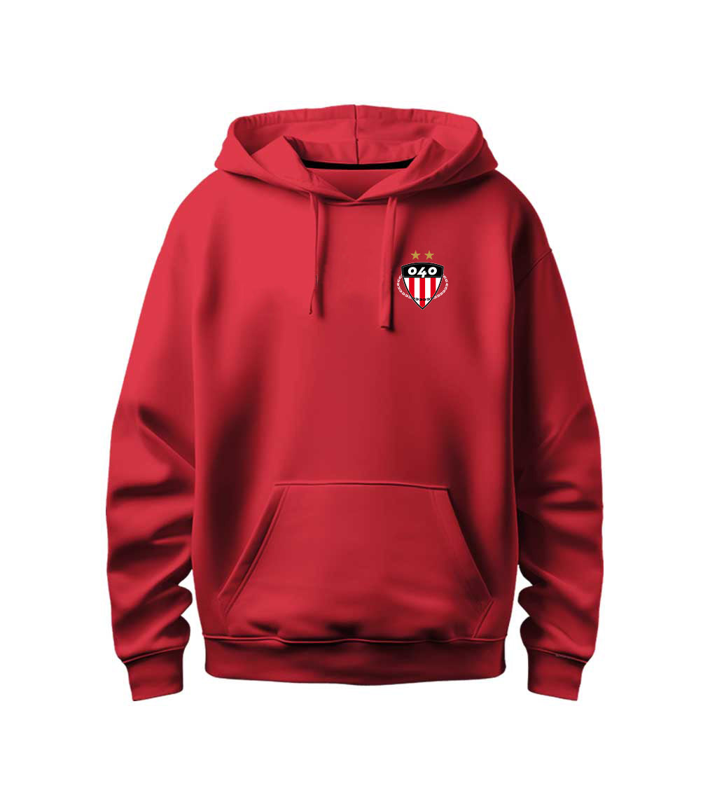 Hoodie - 040 badge - borst logo