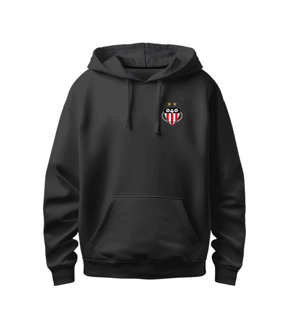 Hoodie - 040 badge - borst logo