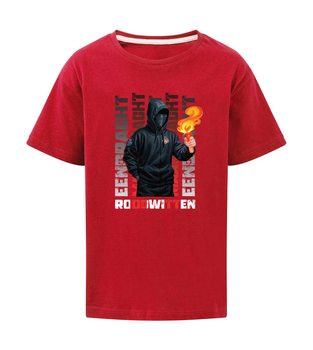 T-shirt - Eendracht Maakt Macht - rood witten