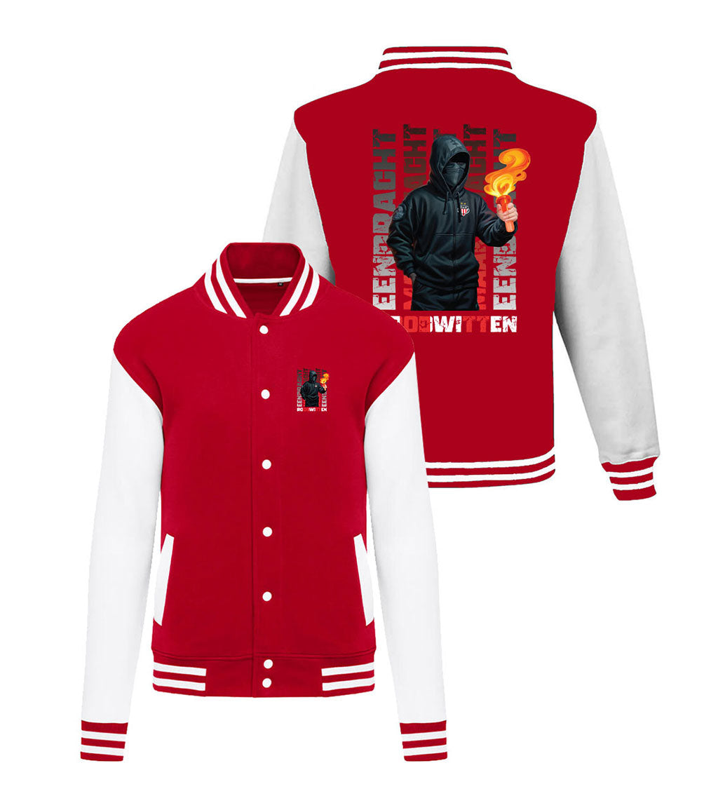 Varsity jas - Eendracht Maakt Macht - logo achter