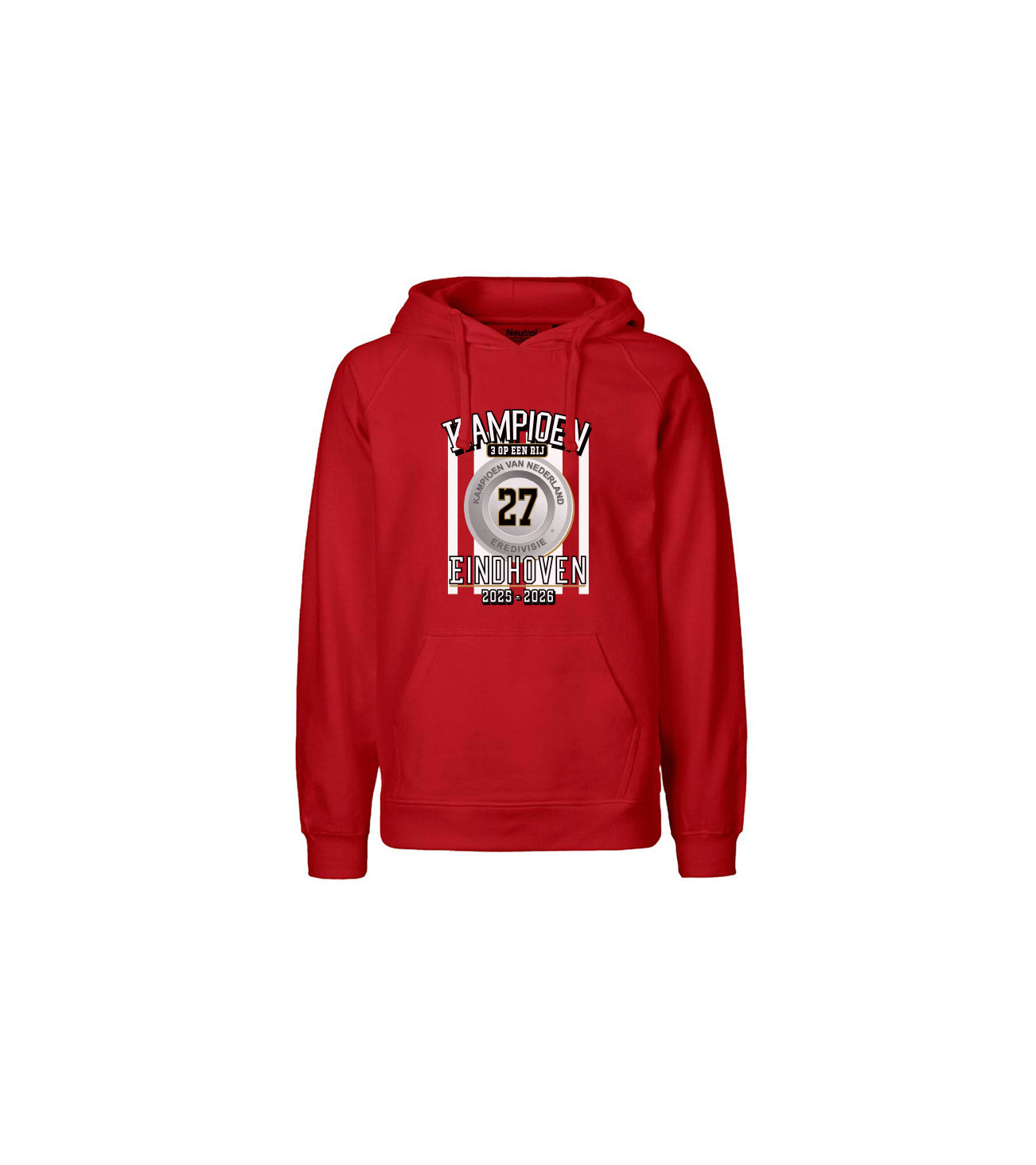 Hoodie - kinderen - KAMPIOEN 27 EINDHOVEN - 3 op een rij