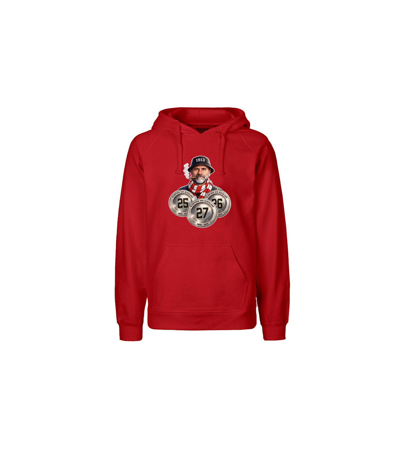 Hoodie - kinderen - 25 26 27 Kampioenen van Nederland