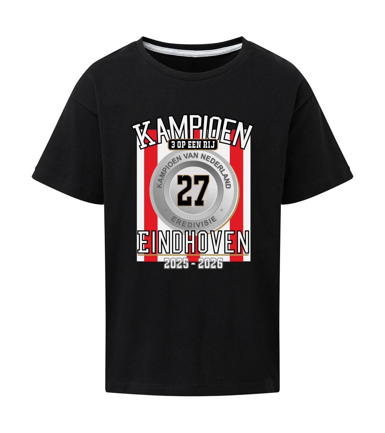 T-shirt - KAMPIOEN 27 EINDHOVEN - 3 op een rij