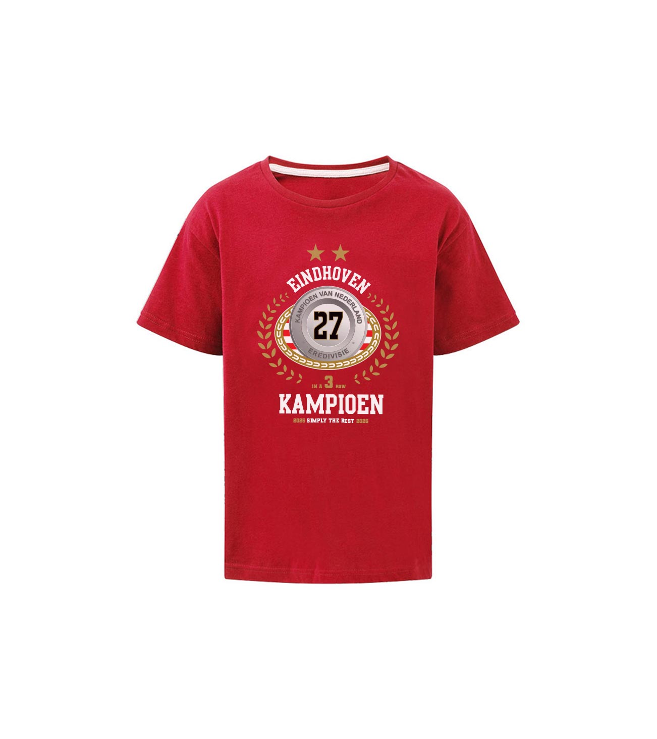 T-shirt - kinderen - Eindhoven KAMPIOEN 27ste