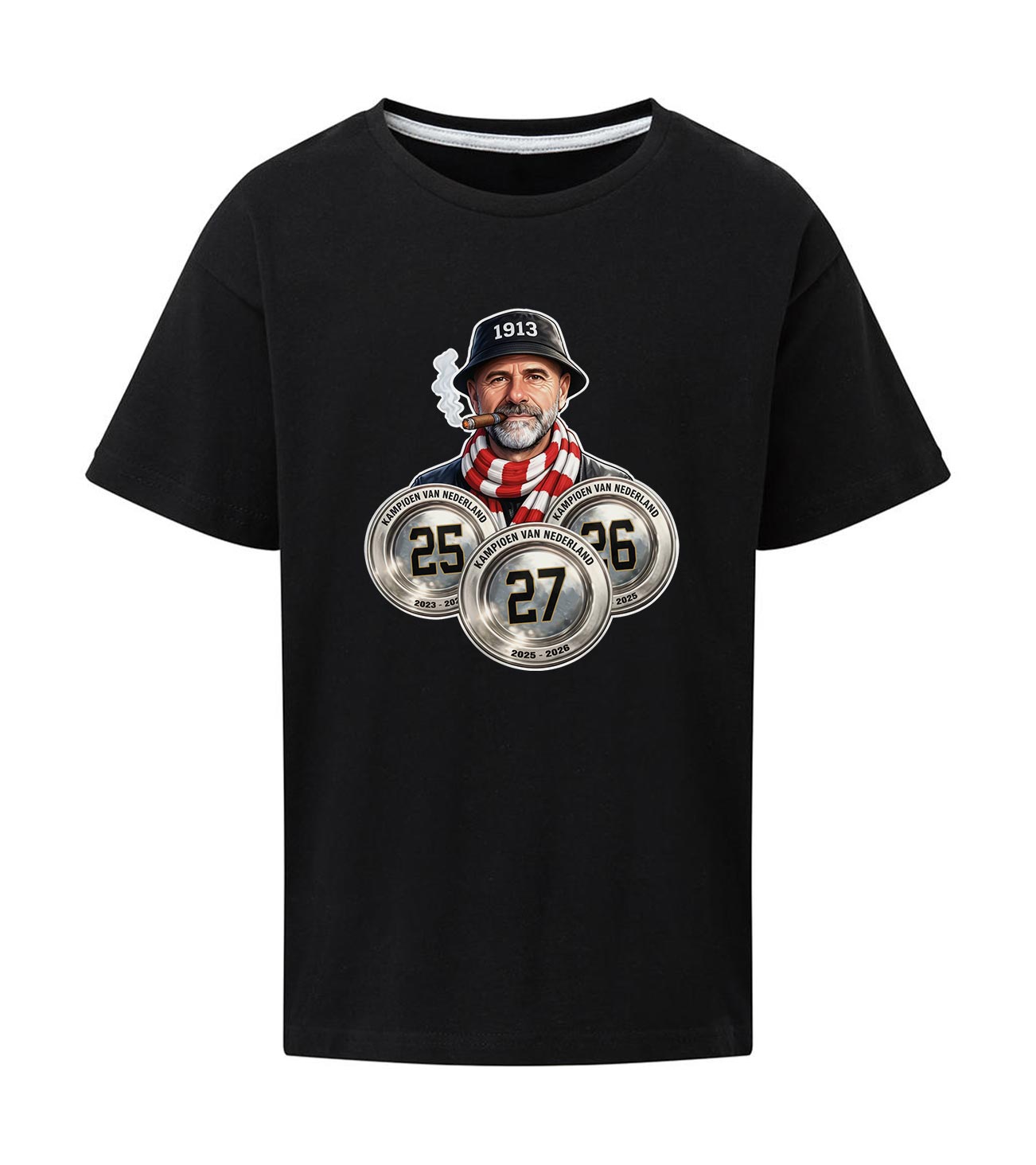 T-shirt - 25 26 27 Kampioenen van Nederland