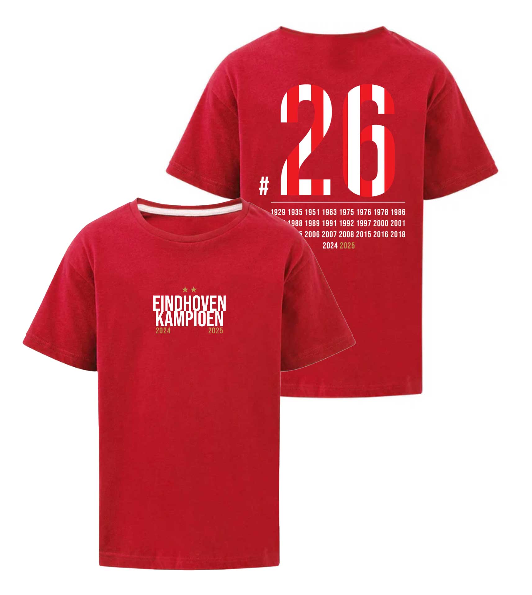 T-shirt - EINDHOVEN KAMPIOEN 26 - voor en achter